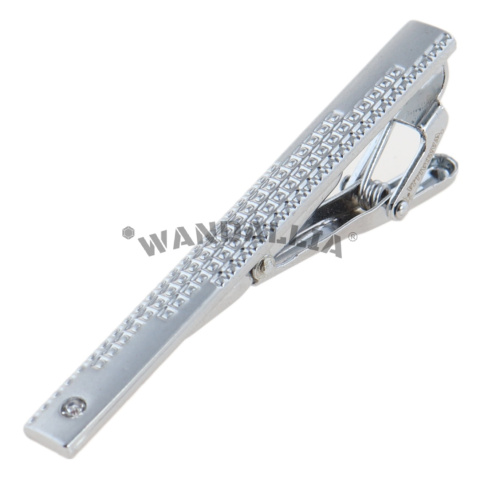 WANDALLIA Spinka do Krawata SP-KR-235 Klasyczna Srebrna Biznesowa dł.6 cm WANDALLIA Spinka do Krawata SP-KR-235 Klasyczna Srebrna Biznesowa dł.6 cm