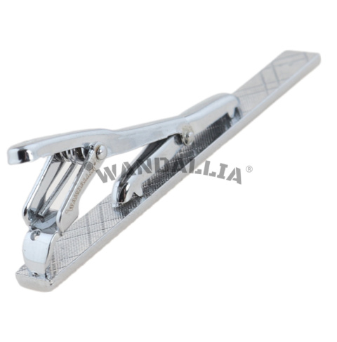 WANDALLIA Spinka do Krawata SP-KR-235 Klasyczna Srebrna Biznesowa dł.6 cm WANDALLIA Spinka do Krawata SP-KR-235 Klasyczna Srebrna Biznesowa dł.6 cm