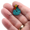 WANDALLIA Pin Przypinka Mały Książe z Lisem na Planecie Metalowa WANDALLIA Pin Przypinka Mały Książe z Lisem na Planecie Metalowa