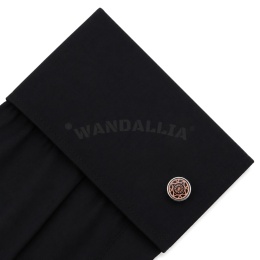 WANDALLIA Srebrne Spinki do Mankietów SP-MN-491 Okrągłe Męskie Formalne